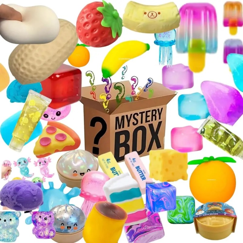 Mystery Box Blind Bag - أكثر من 100 قطعة من ألعاب