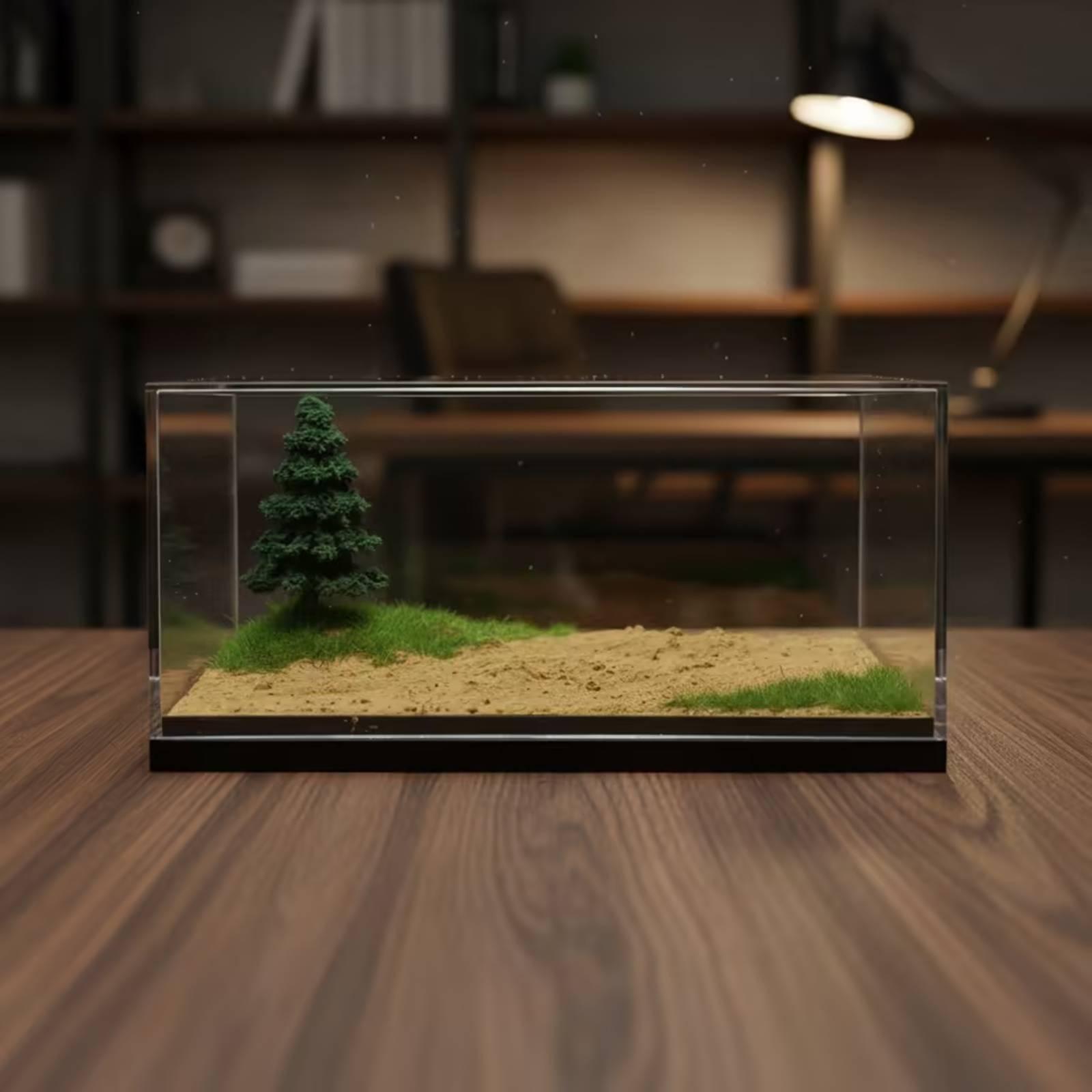 Display Case Acrylic - صندوق عرض مصغر لسيارات السباق مع