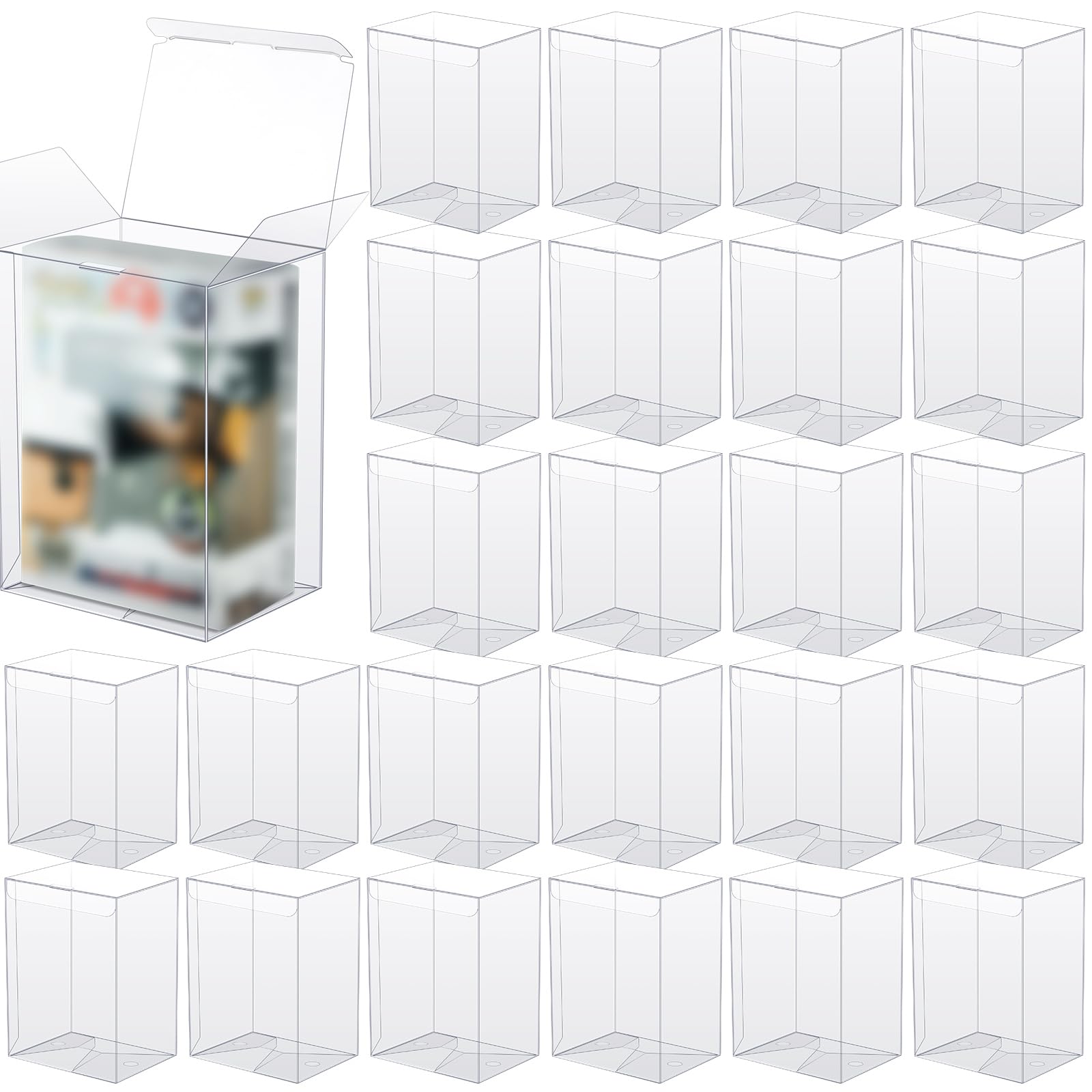 Funko Pop Protector - علبة عرض شفافة متوافقة مع شخصيات