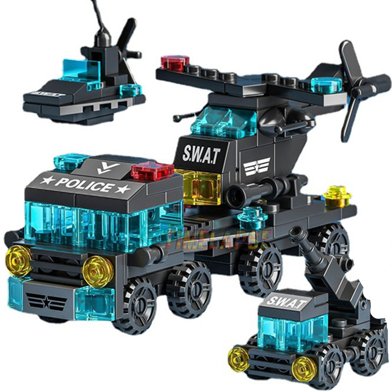 Building Block Mini - مجموعة مكعبات بناء 6 في 1
