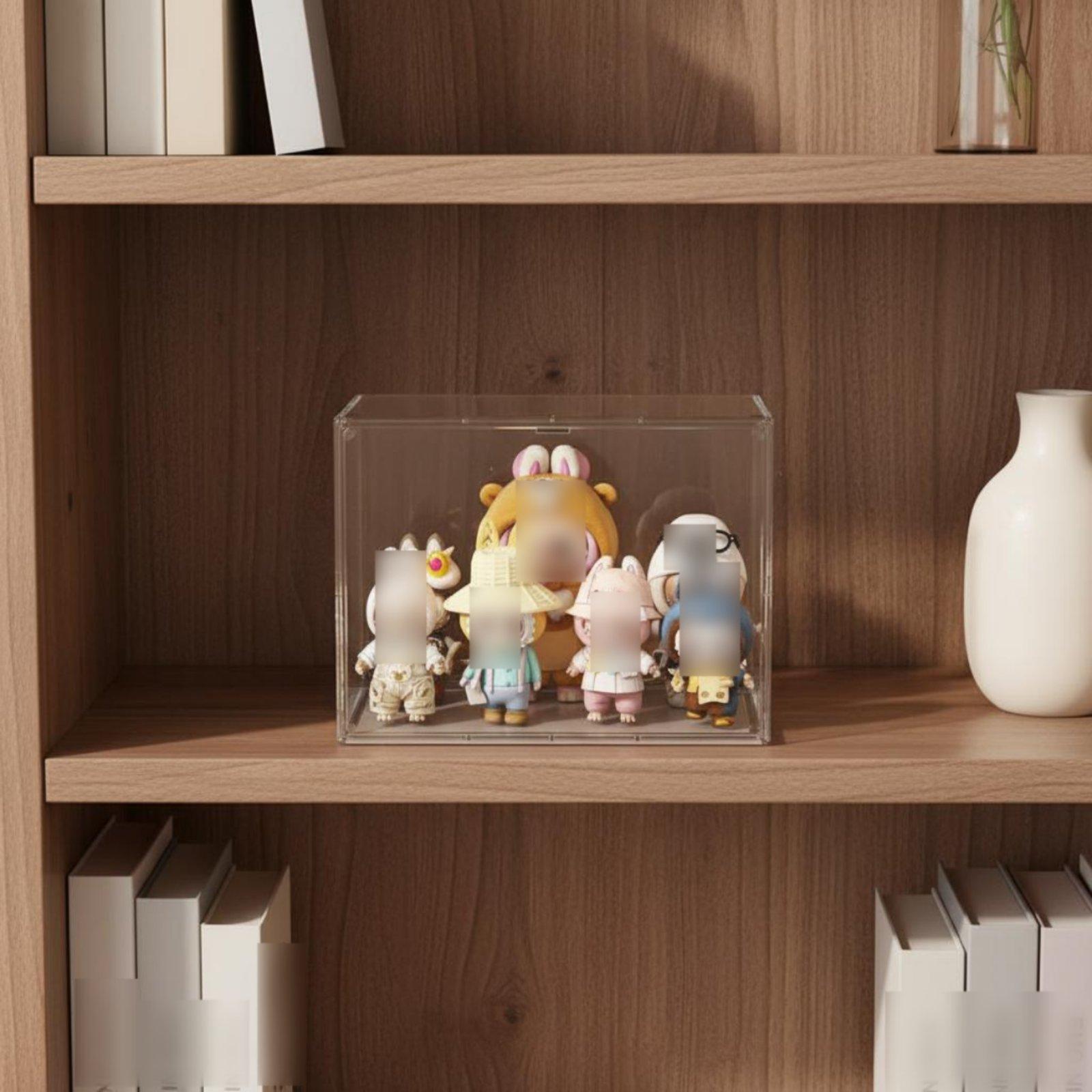 Display Case Acrylic - رف عرض دمى كبير بمظهر الأكريليك