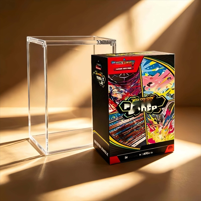 Funko Pop Protector - علبة عرض أكريليك شفافة لحزم بوكيمون،