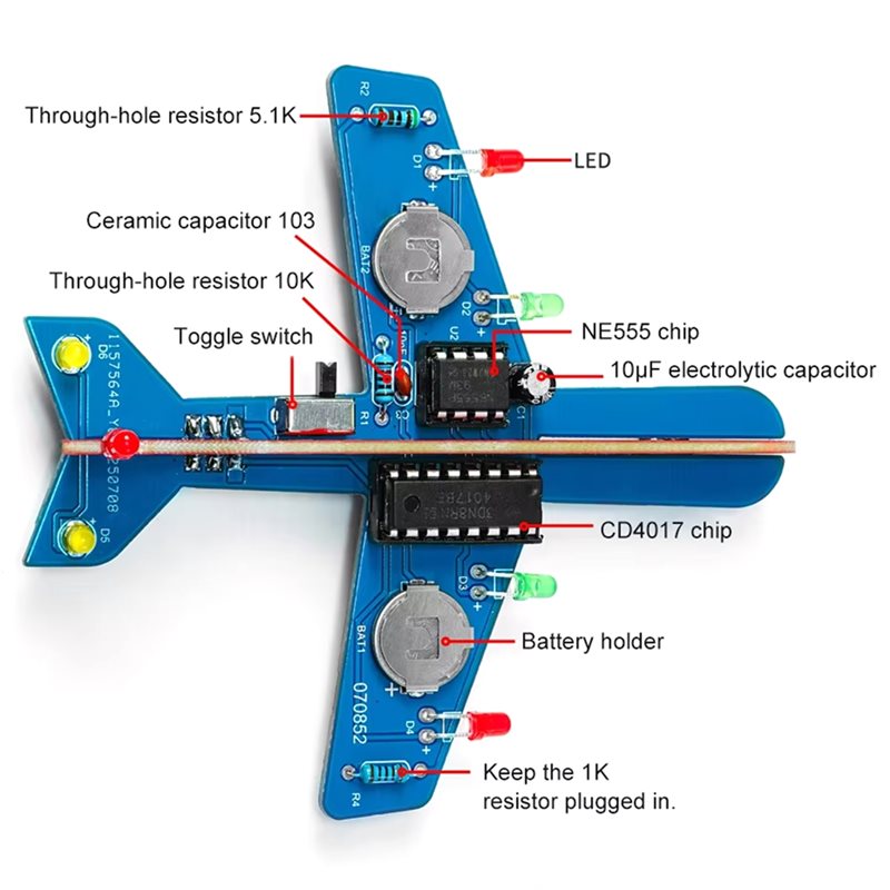 مجموعة أدوات إلكترونية A53M-Ai - مراجعة Model Airplane Plastic وسعره