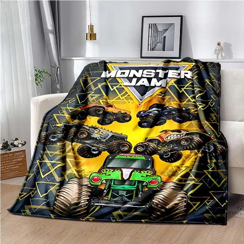 بطانية خفيفة الوزن ودافئة وعاز - مراجعة Hot Wheels Car Monster Trucks وسعره