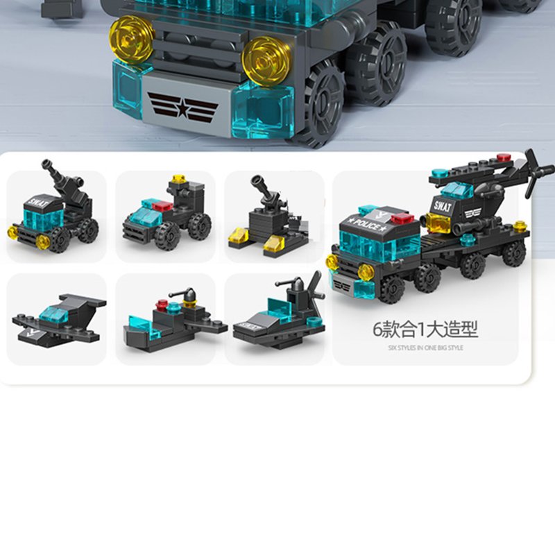 مجموعة مكعبات بناء 6 في 1 جديد - مراجعة Building Block Mini وسعره