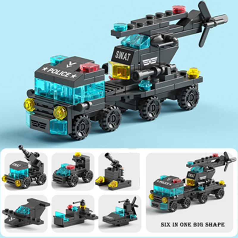 مجموعة مكعبات بناء 6 في 1 جديد - مراجعة Building Block Mini وسعره