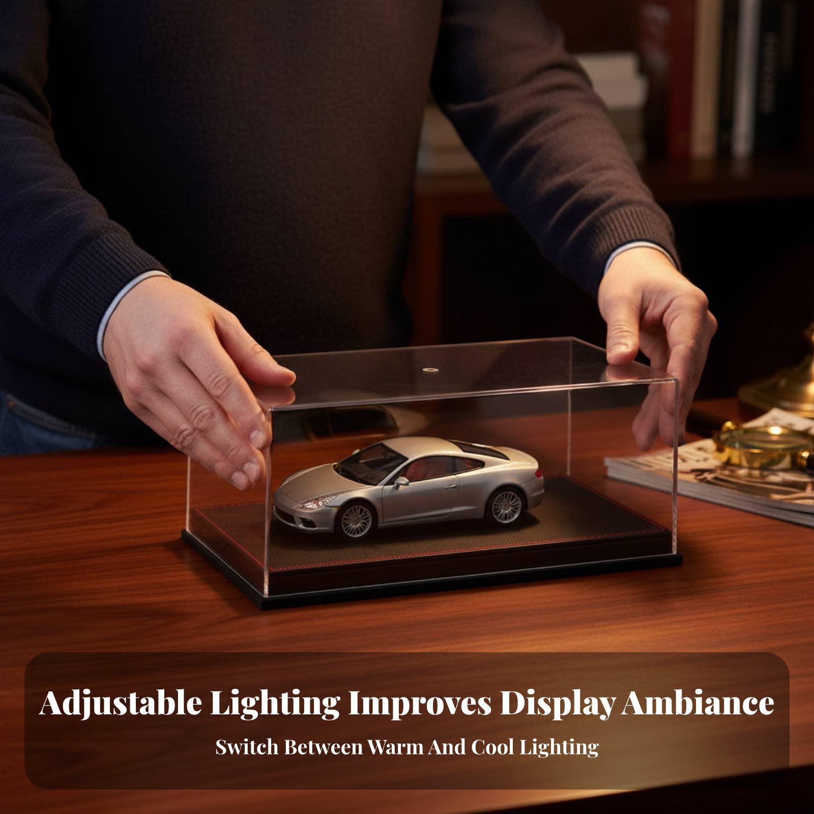 صندوق عرض أكريليك مع إضاءة قاب - مراجعة Display Case Acrylic وسعره
