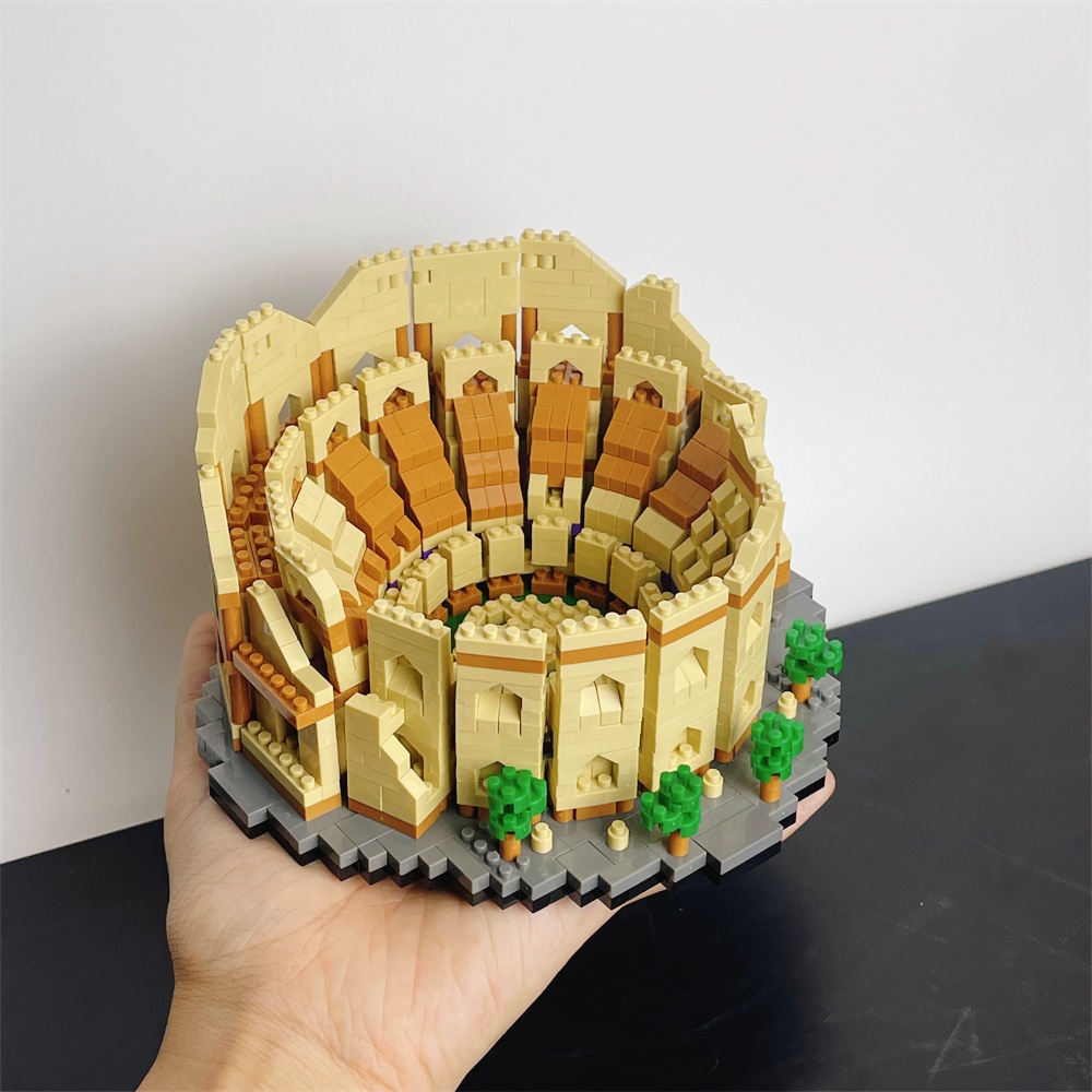 Knew Built سوبر ميني الكولوسيو - مراجعة Building Block Mini وسعره